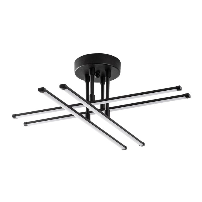 Opviq Exhaust-13661 Lámpara de araña de metal Negra